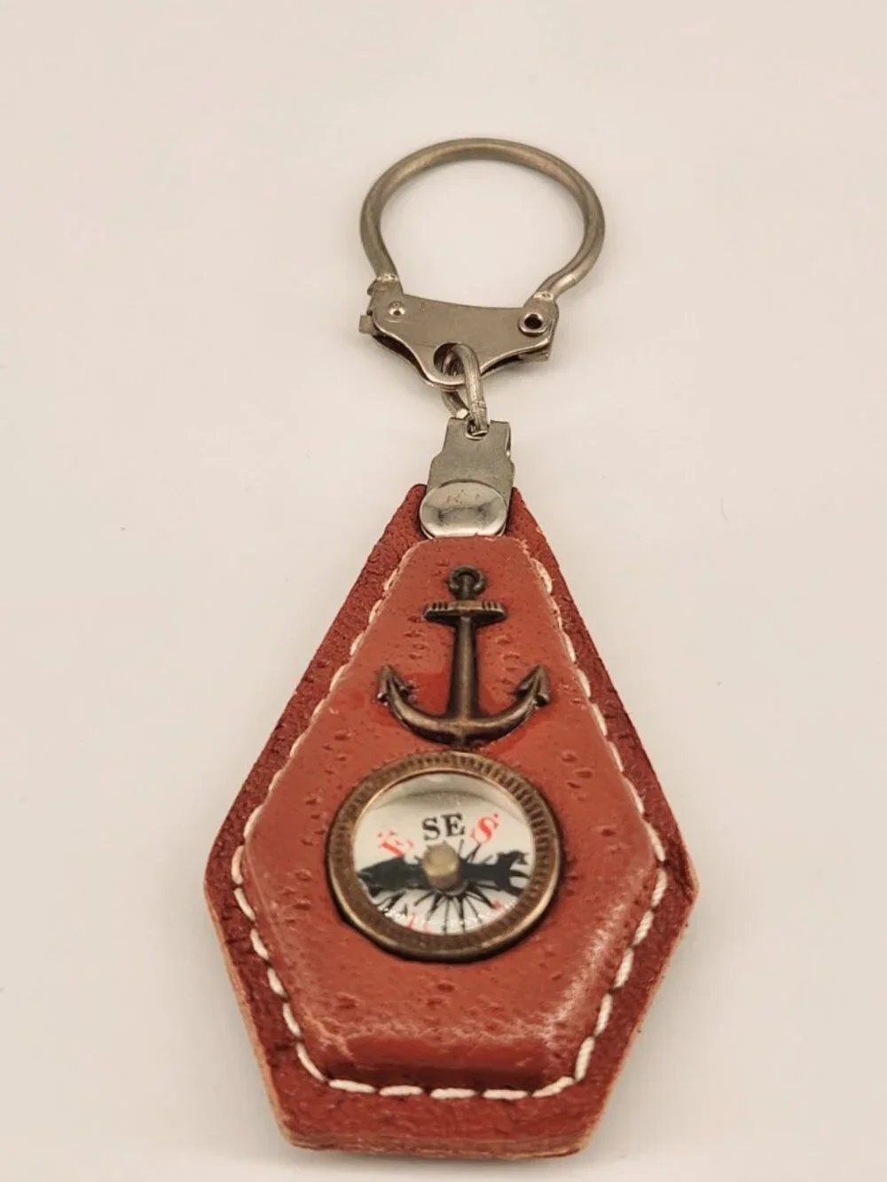 Vintage Venezia Venice Italy Souvenir Keychain with Working Compass